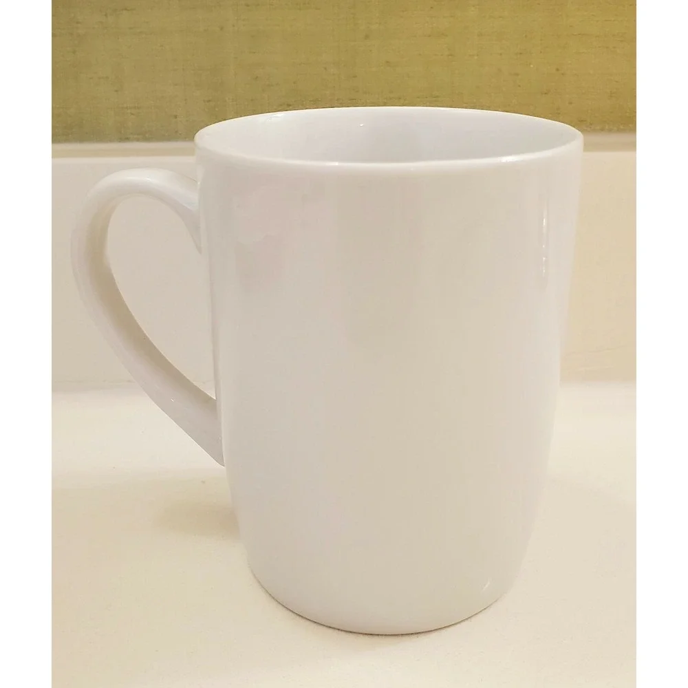 Starbucks 2013 Holiday Mug Coffee Hot Chocolate Cup White Gold Christmas Trees